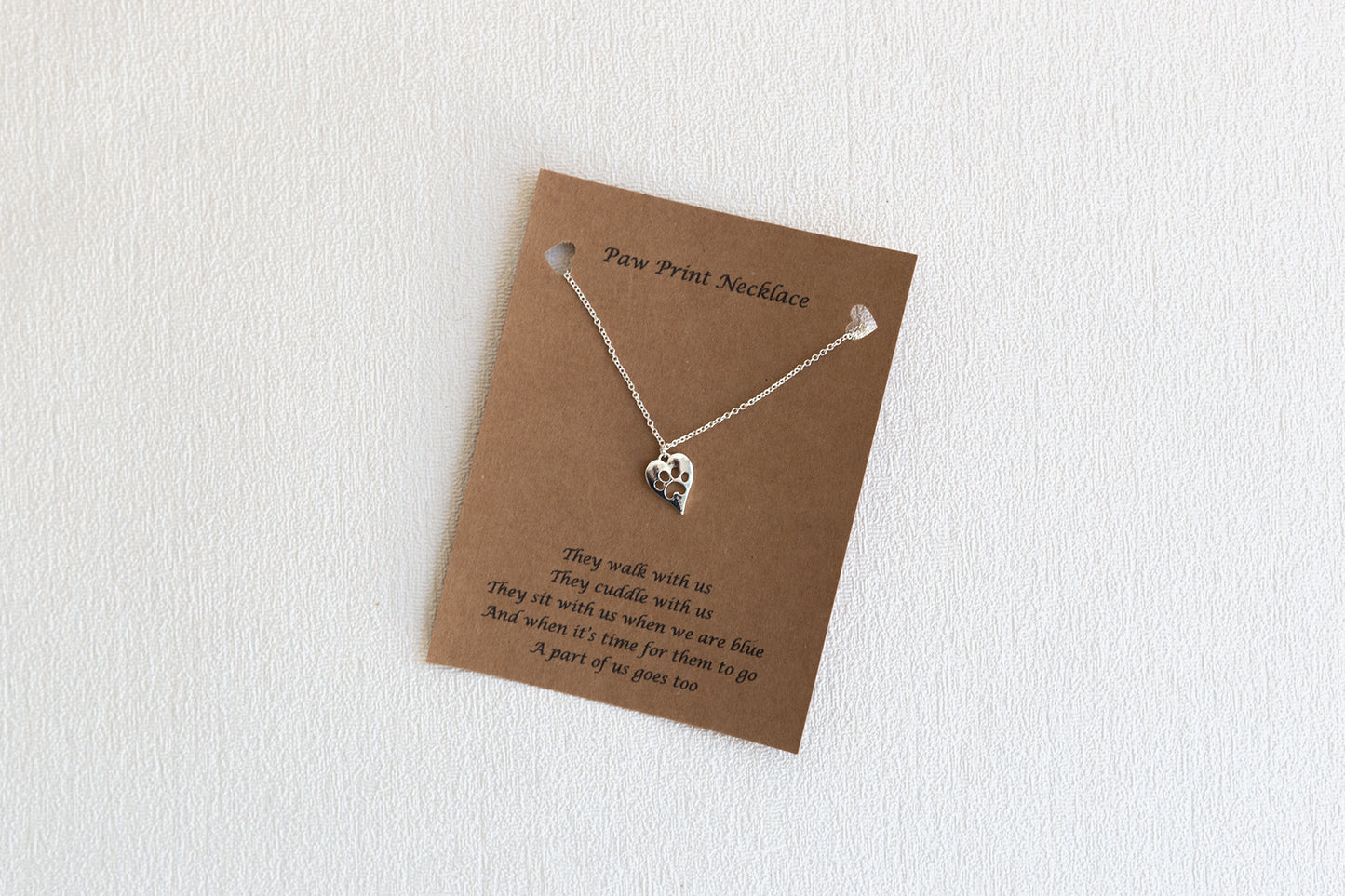Paw Print Necklace