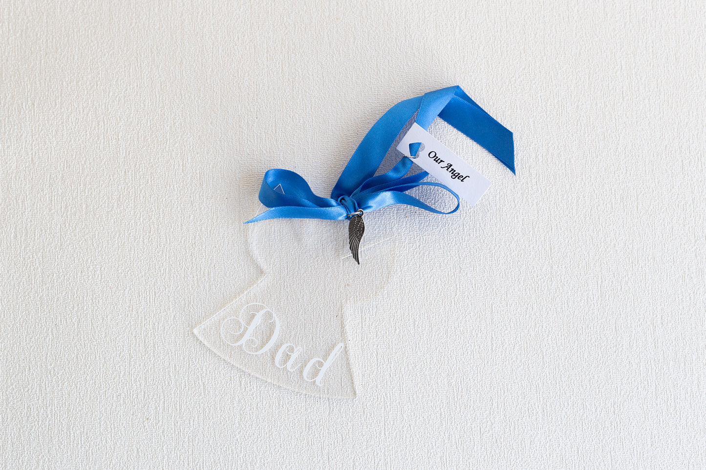 Dad Angel Wing Charm Decoration