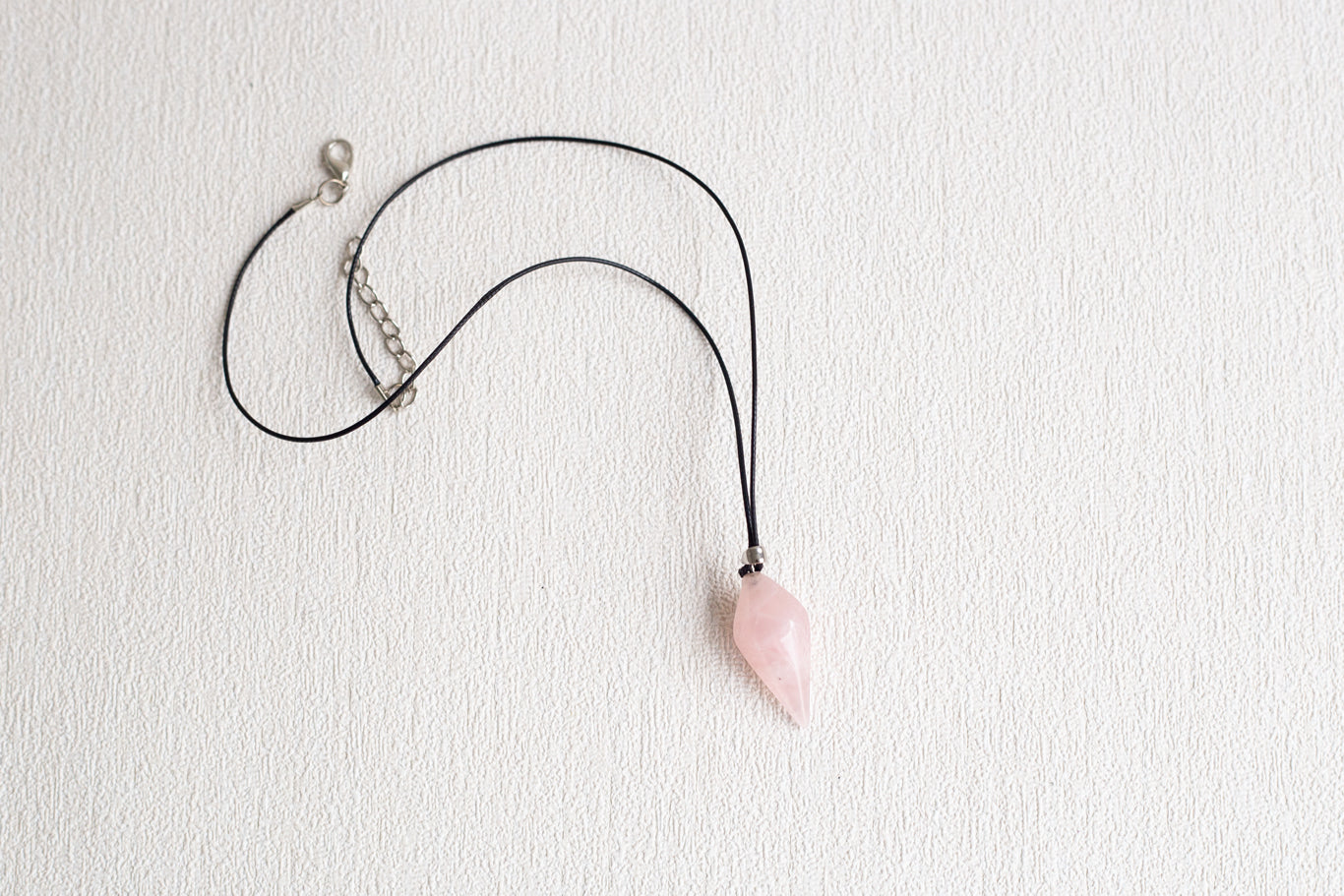 Rose Quartz Pendant Necklace