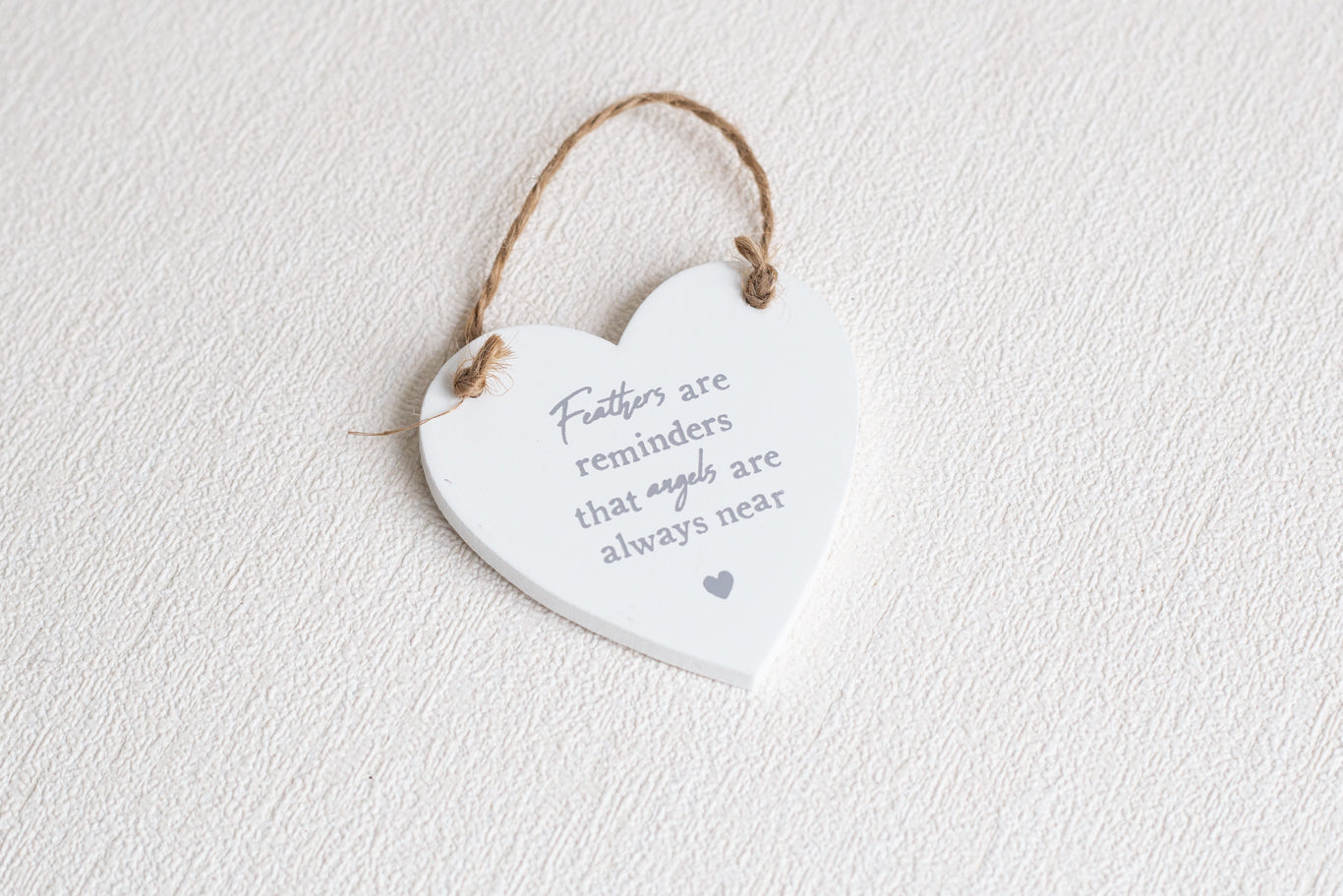 Heart Shaped Keepsake Feathers Are Reminders Angels Are Always Near