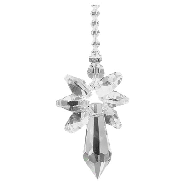 Rainbow Crystal Angel Car Charm