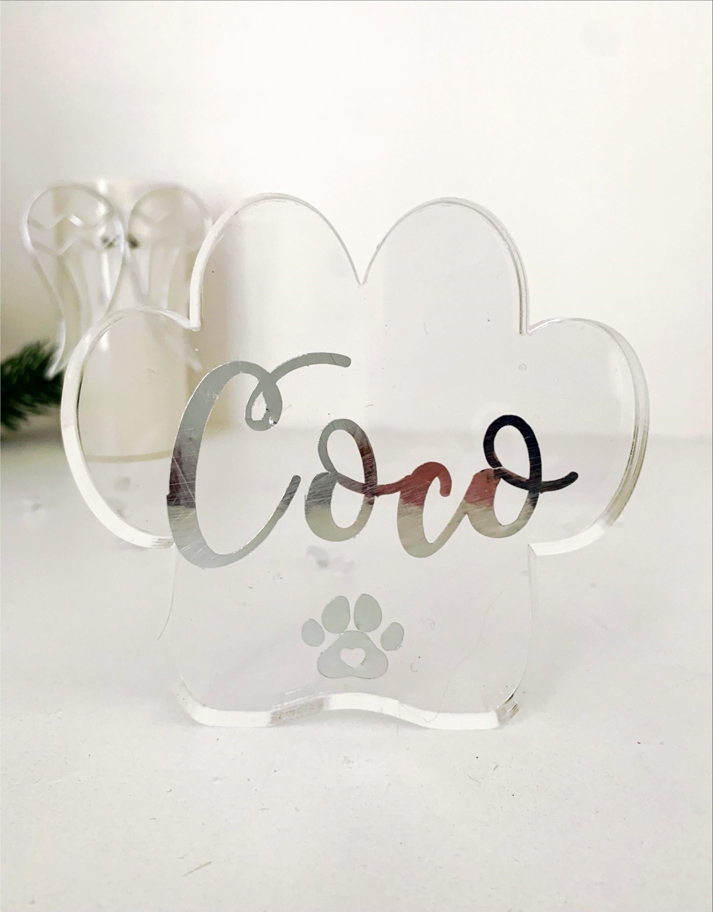 Personalised Pet Paw Memorial