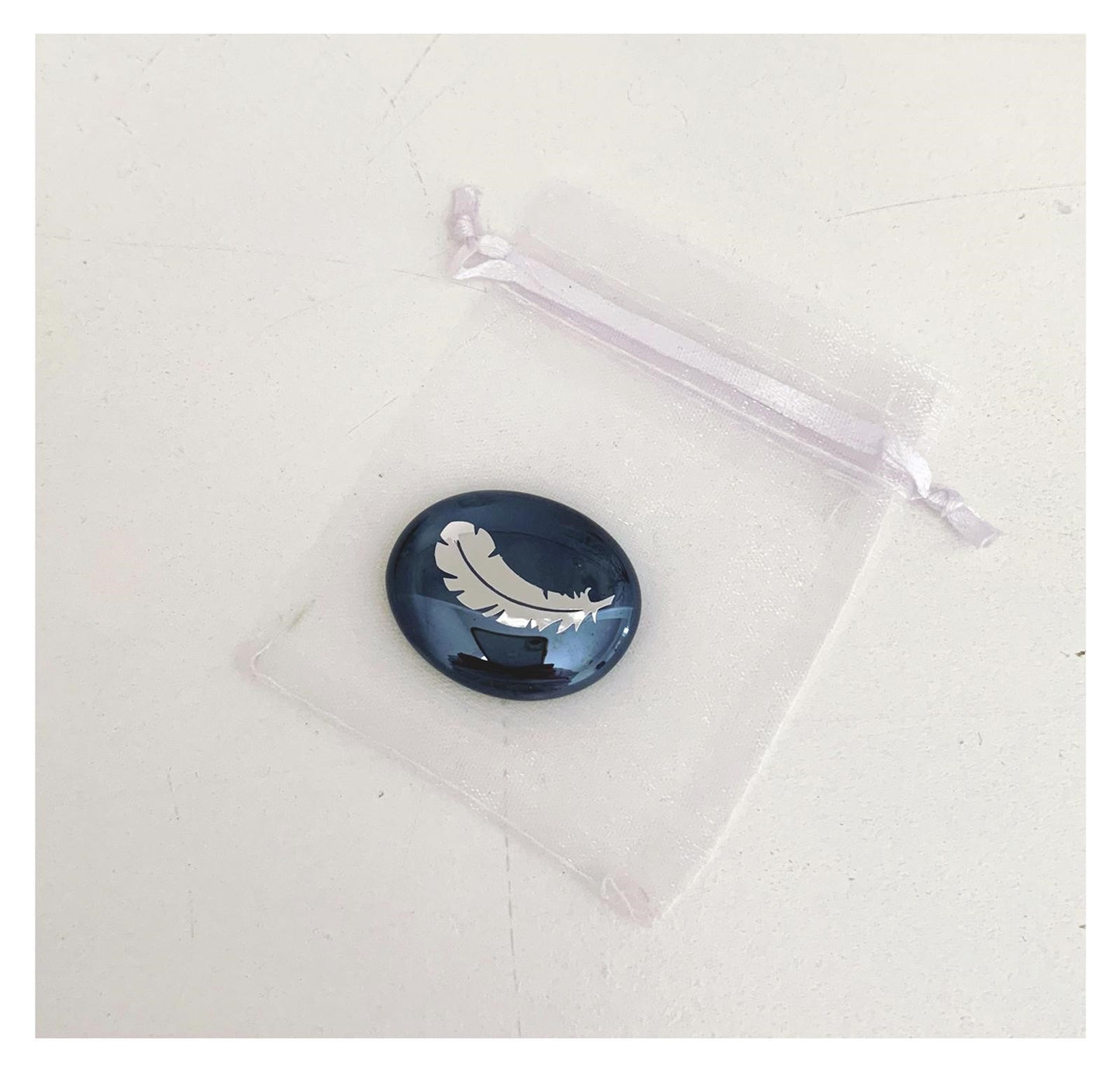 Feather Worry Stone