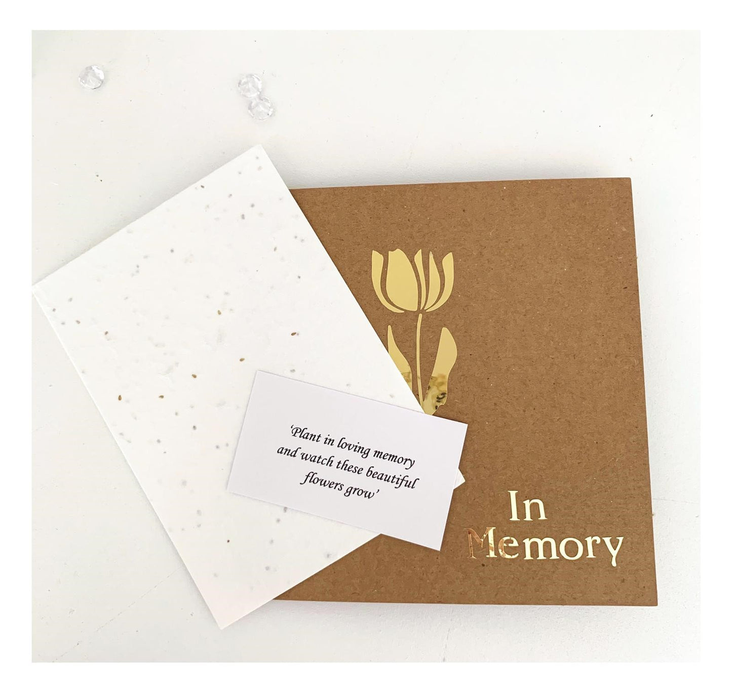 In Memory Seed Sympathy Card