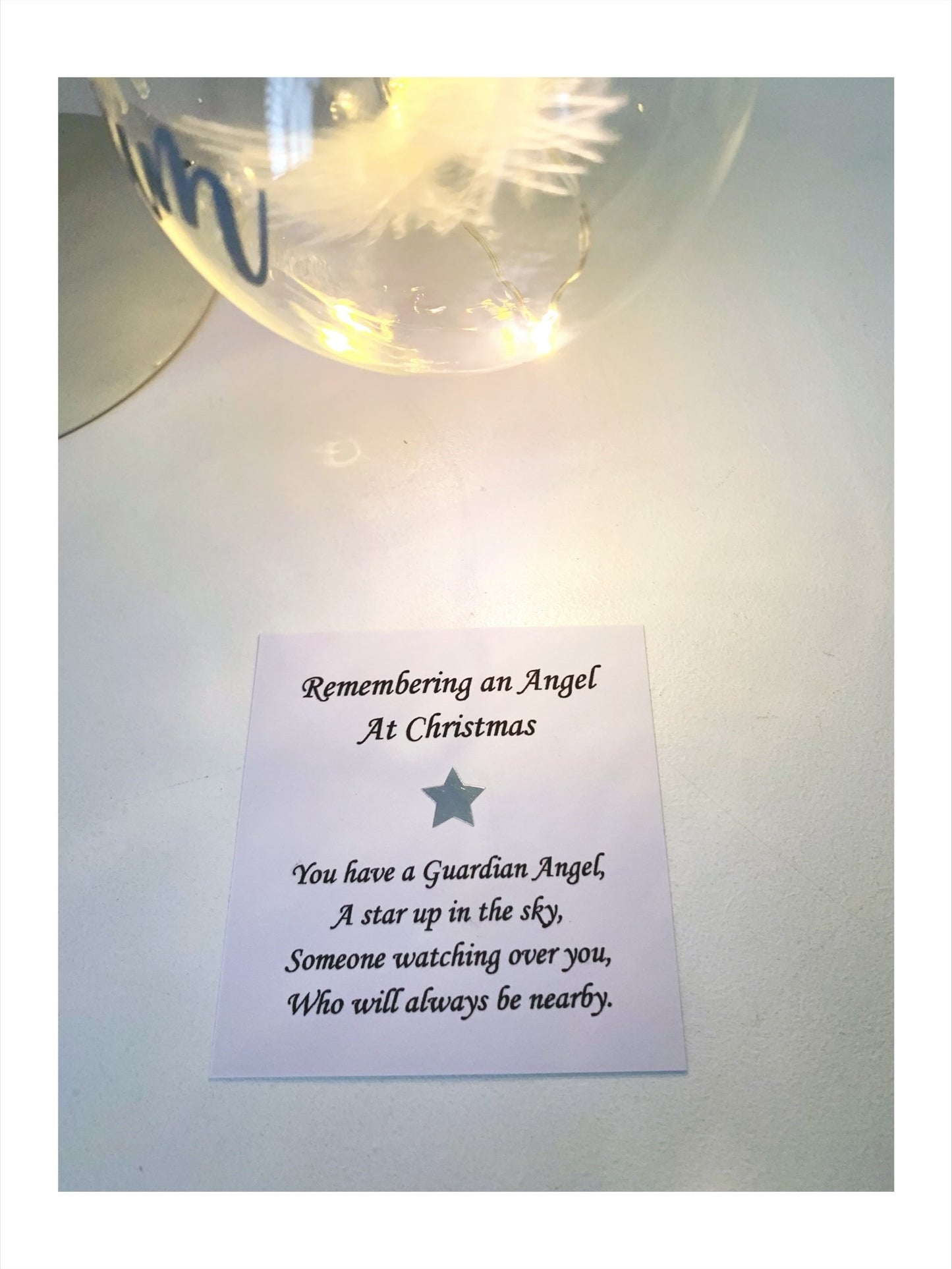 Light Up Personalised Mum Bauble