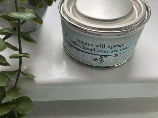 Robins Appear Candle