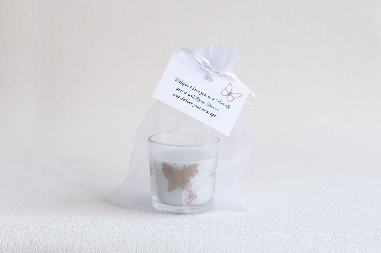 Butterfly Bereavement Candle