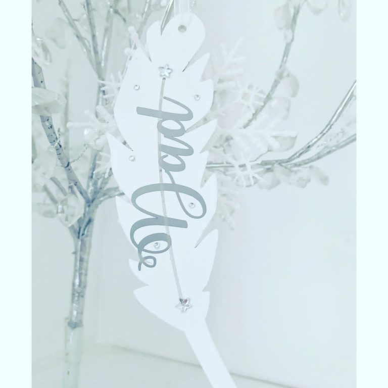 Dad Feather Hanging Decoration