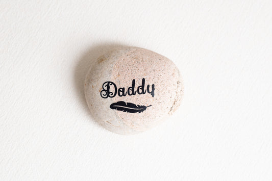 Dad Memorial Pebble