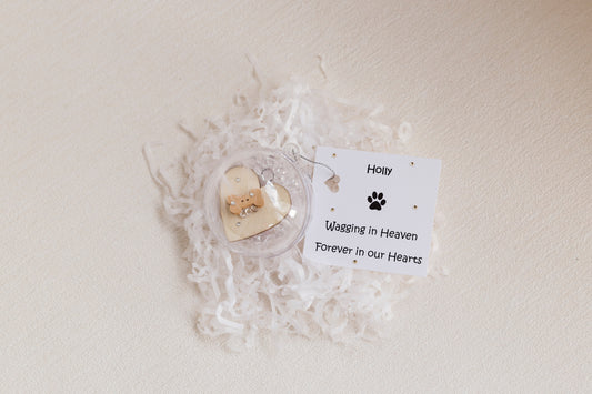 Dog Bereavement Memorial Bauble