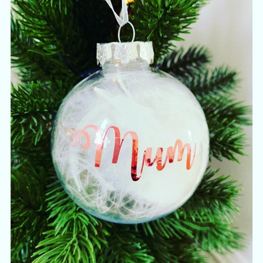 Christmas Personalised Mum Bauble