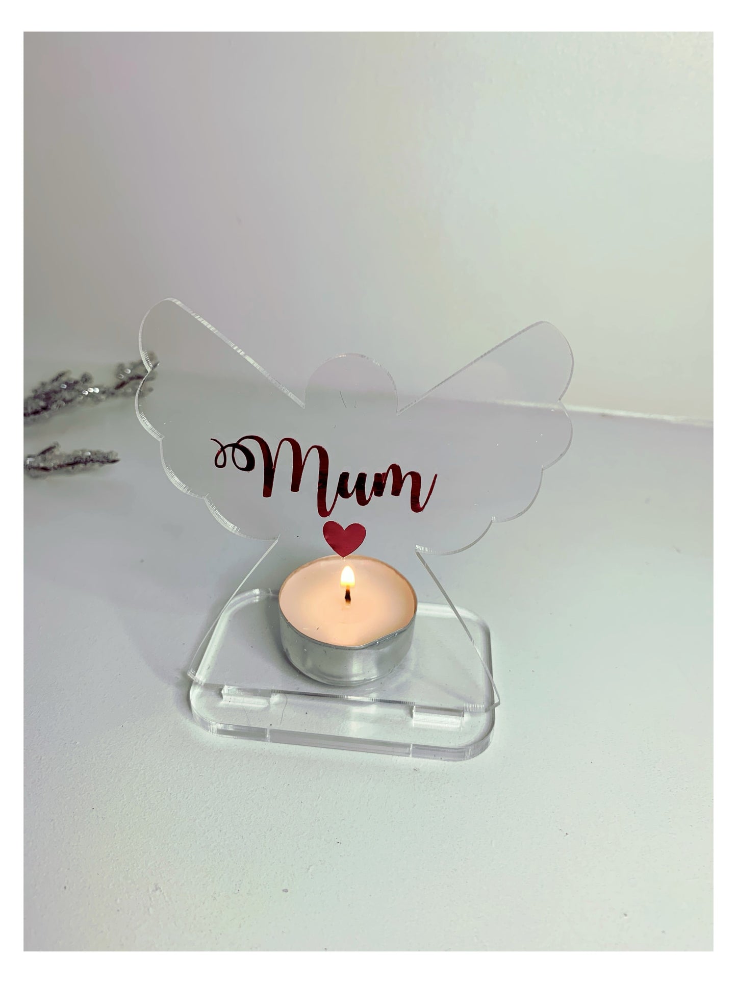 Guardian Angel Mum Tea Light Holder