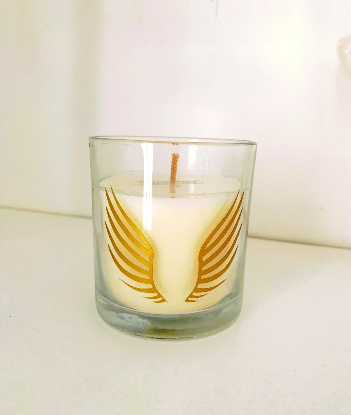 Angel Wings Bereavement Candle
