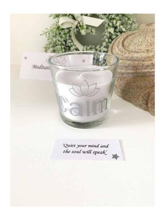 Calm Meditation Candle