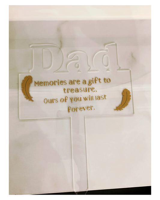 Dad Grave Marker