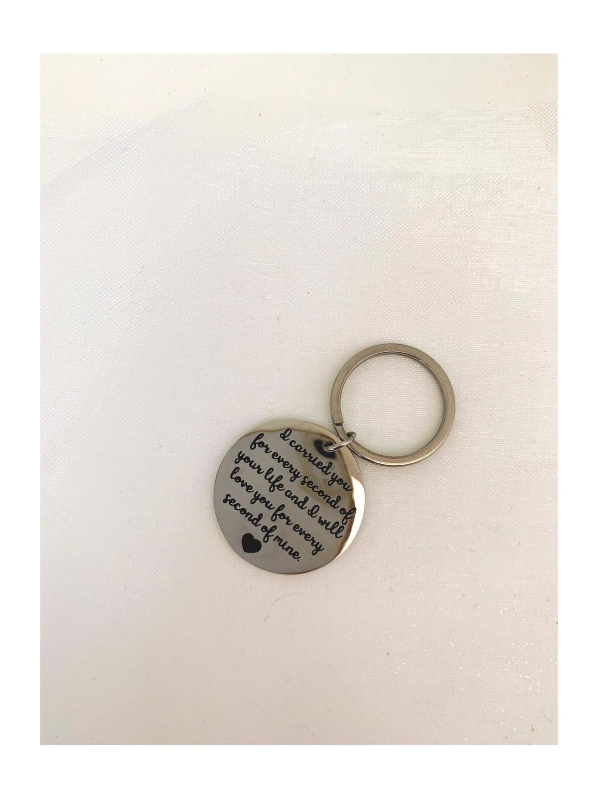 Miscarriage Sympathy Keyring