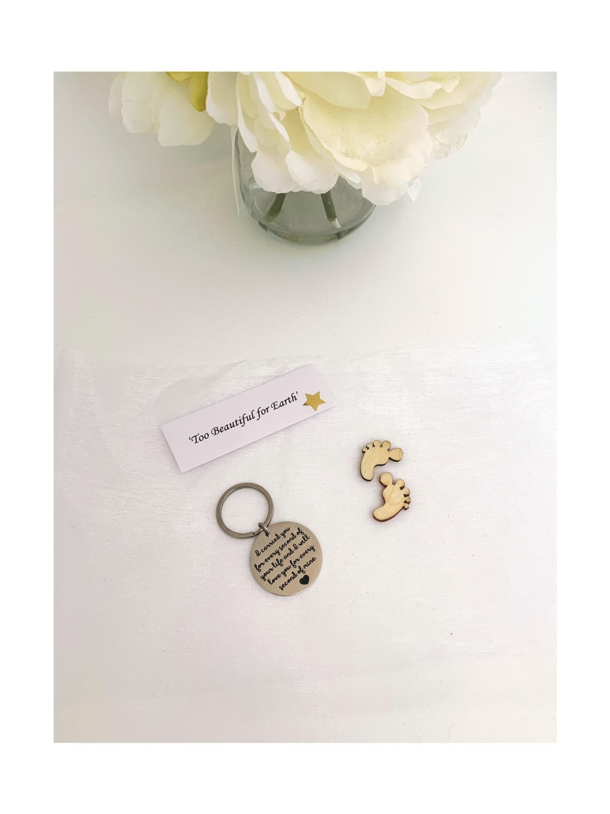 Miscarriage Sympathy Keyring