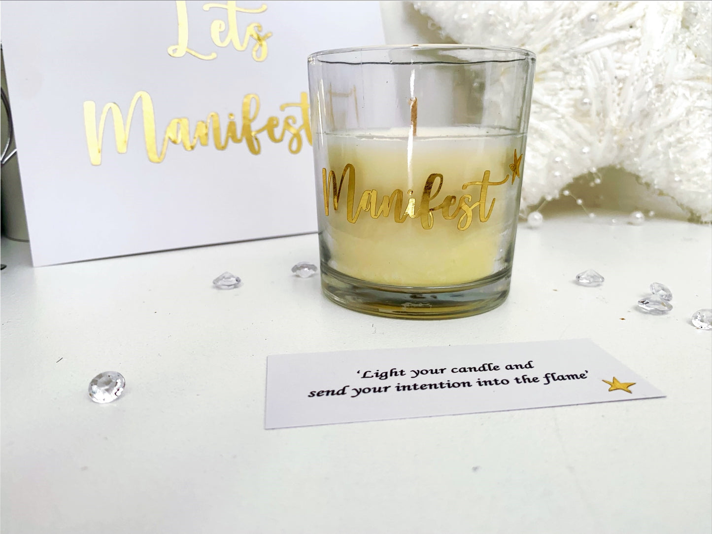 Law Of Attraction Manifest Candle